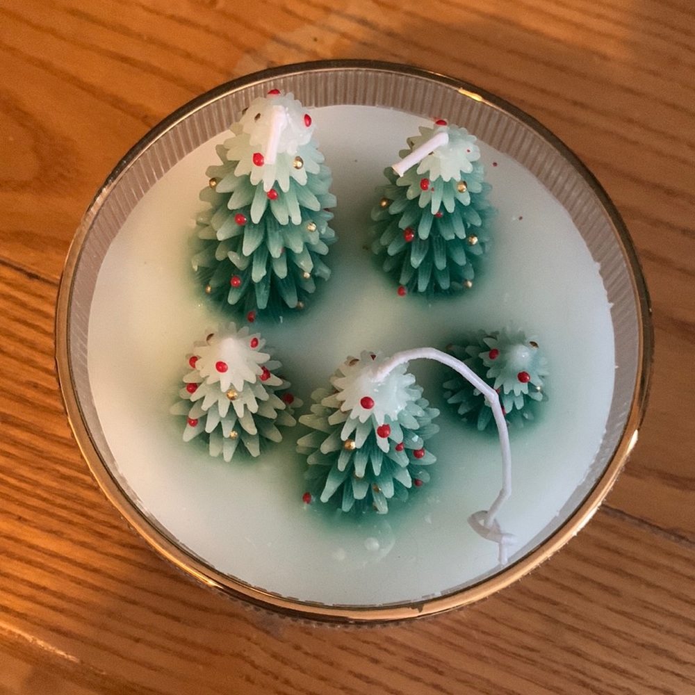 Aspen winter candle